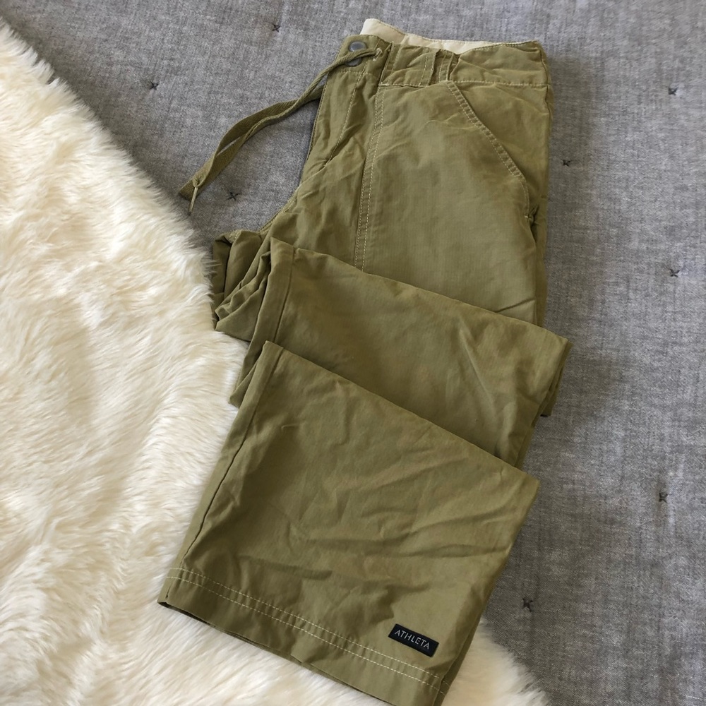 Athleta Olive Green Capris